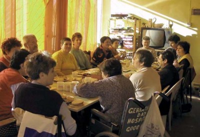 A meal is provided each day at the centre